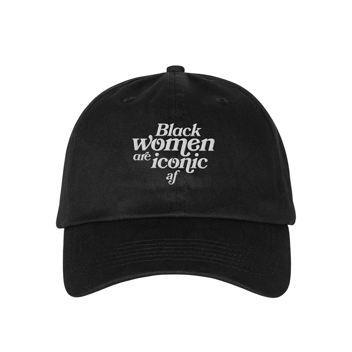 Black Women are Iconic AF Logo Baseball Hat